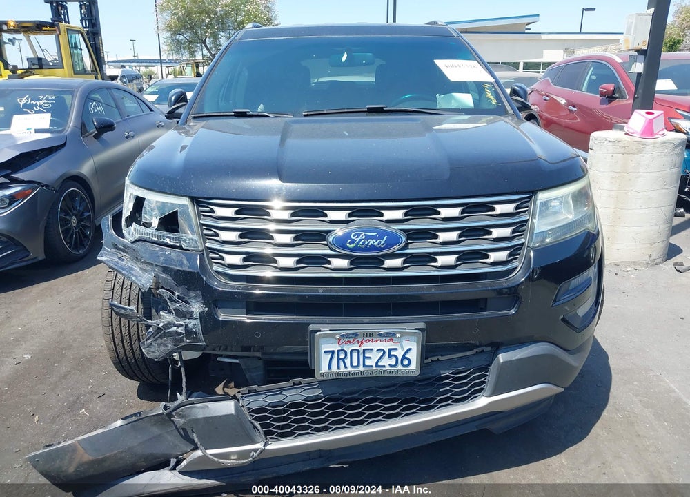 2016 FORD EXPLORER XLT VIN: 1FM5K7D80GGB95605