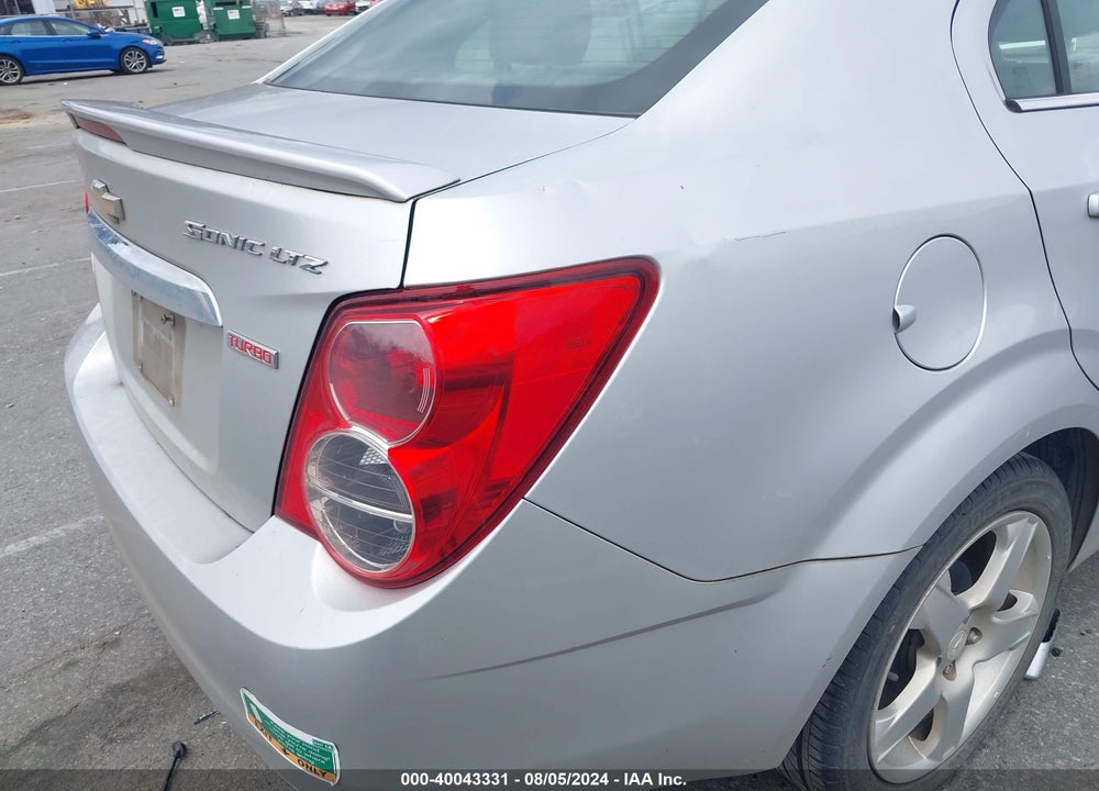 2015 CHEVROLET SONIC LTZ AUTO VIN: 1G1JE5SB7F4112337