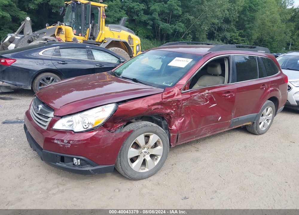 2011 SUBARU OUTBACK 2.5I PREMIUM VIN: 4S4BRBCC3B3344824