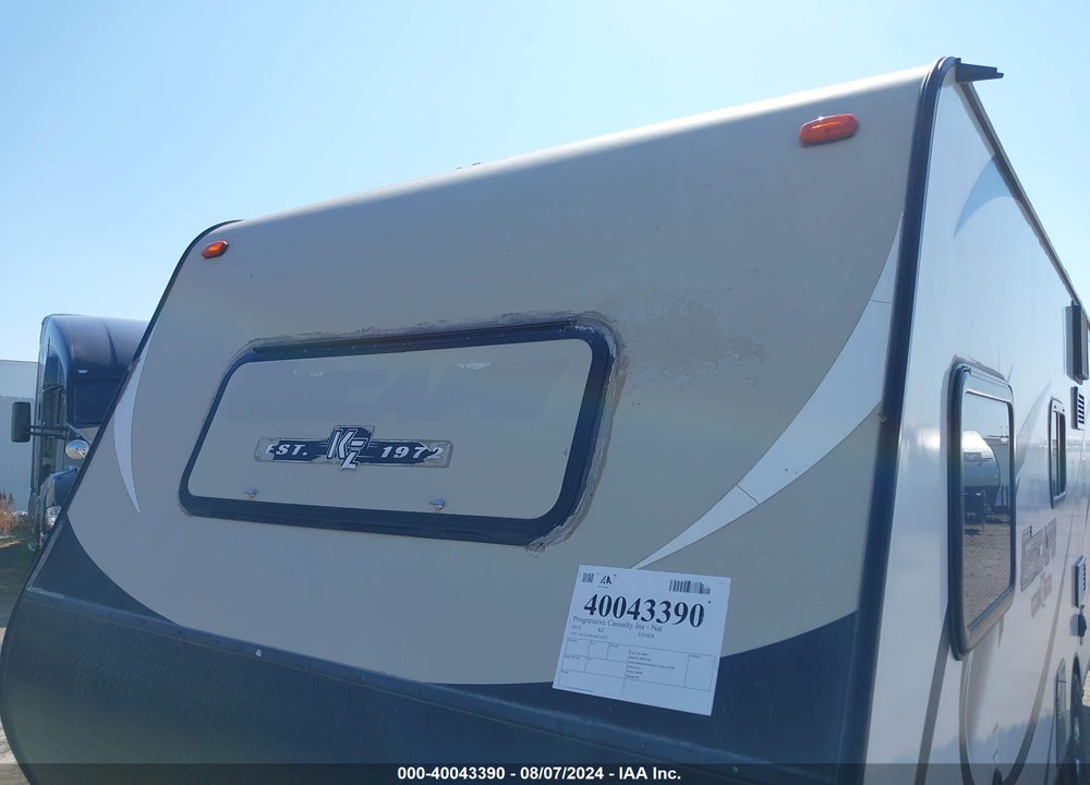 2018 OTHER KZ VIN: 4EZTA1819J4115525