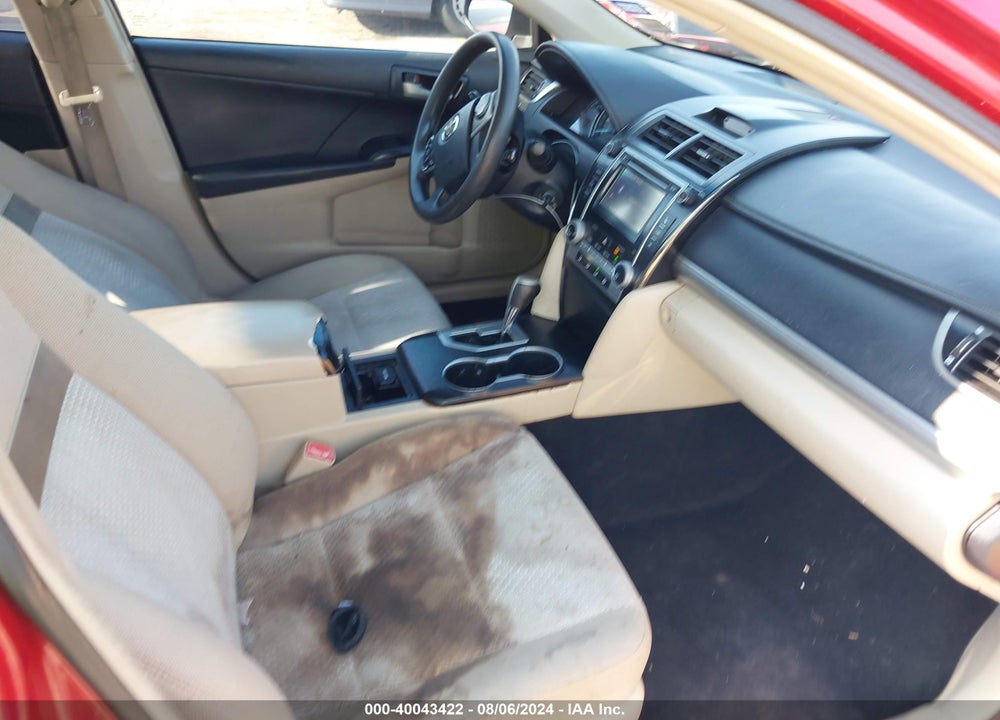 2012 TOYOTA CAMRY LE VIN: 4T1BF1FK2CU620833