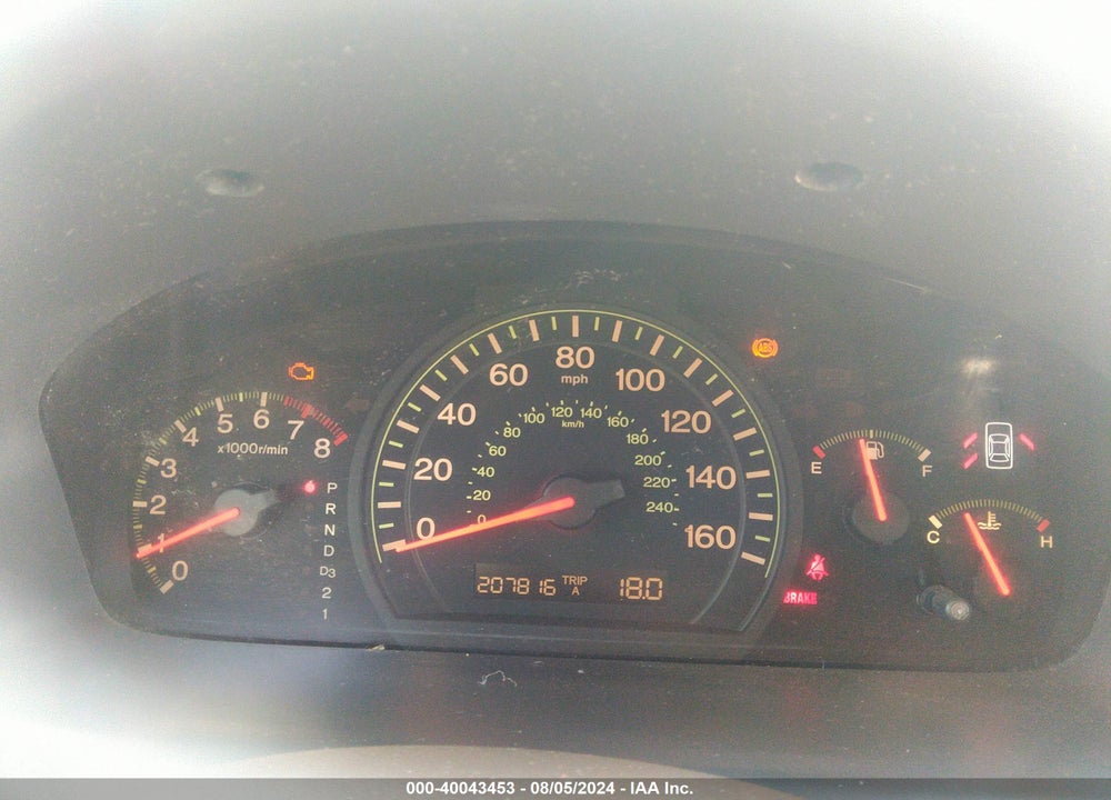 2003 HONDA ACCORD 2.4 EX VIN: 1HGCM56673A053210