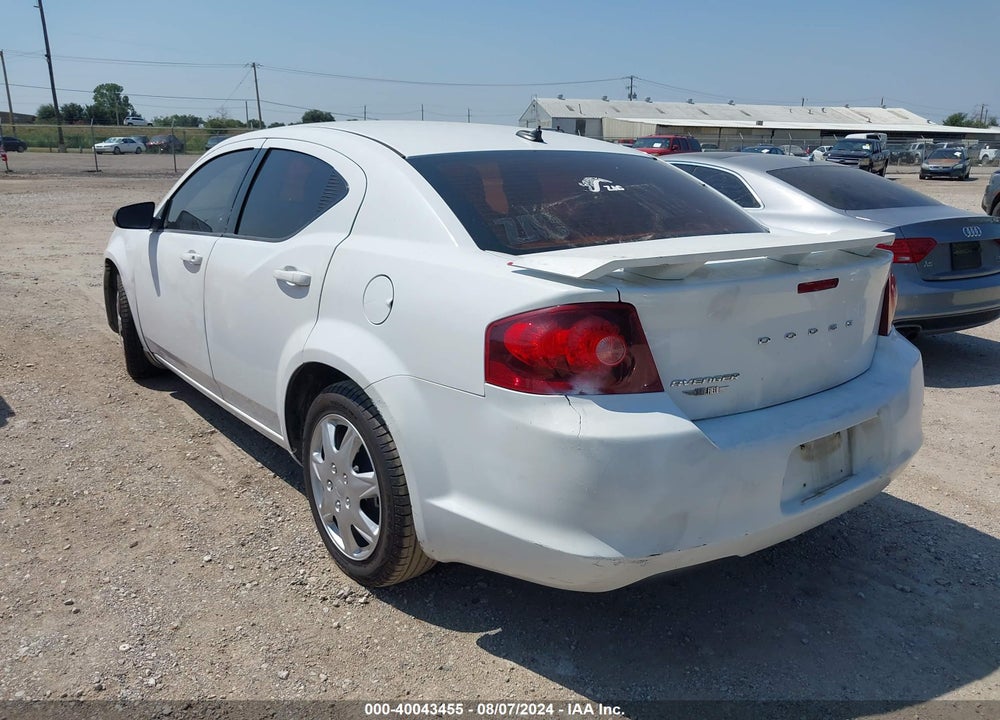 2014 DODGE AVENGER SE VIN: 1C3CDZAB9EN126040