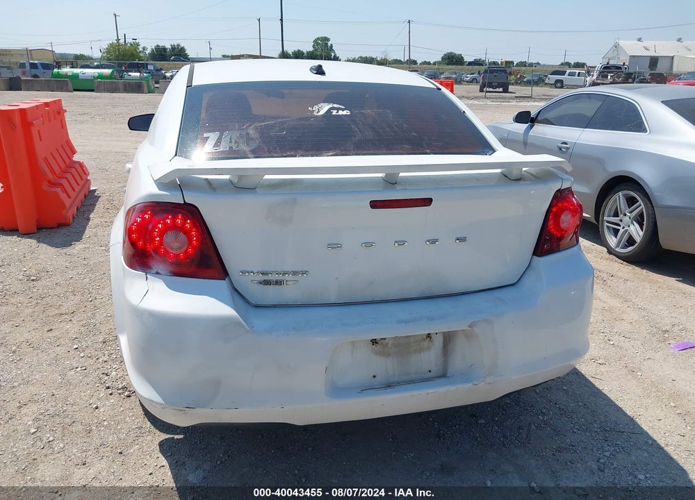 2014 DODGE AVENGER SE VIN: 1C3CDZAB9EN126040