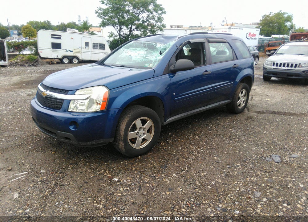 2008 CHEVROLET EQUINOX LS VIN: 2CNDL13F686043691
