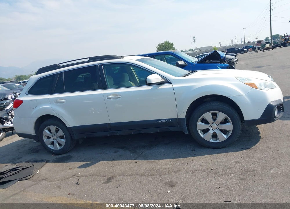 2014 SUBARU OUTBACK 2.5I PREMIUM VIN: 4S4BRBCC3E3302755
