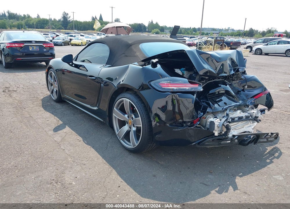 2017 PORSCHE 718 BOXSTER S VIN: WP0CB2A87HS241142