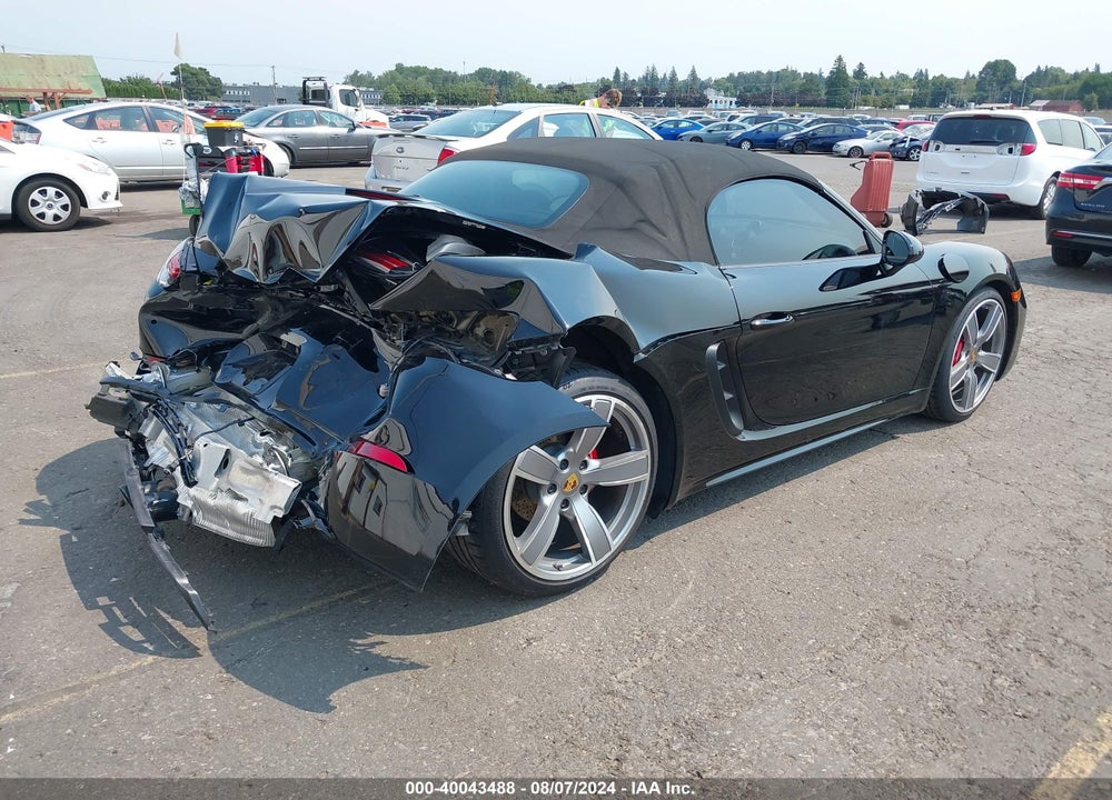 2017 PORSCHE 718 BOXSTER S VIN: WP0CB2A87HS241142