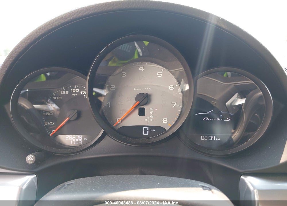 2017 PORSCHE 718 BOXSTER S VIN: WP0CB2A87HS241142