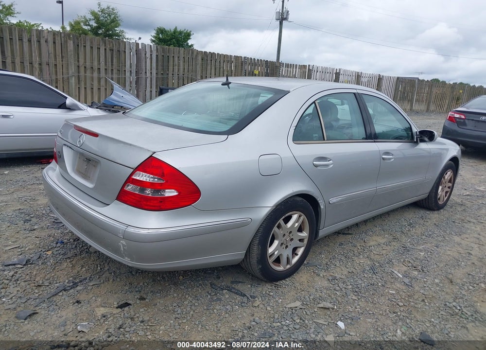 2003 MERCEDES-BENZ E 320 VIN: WDBUF65J83A142274