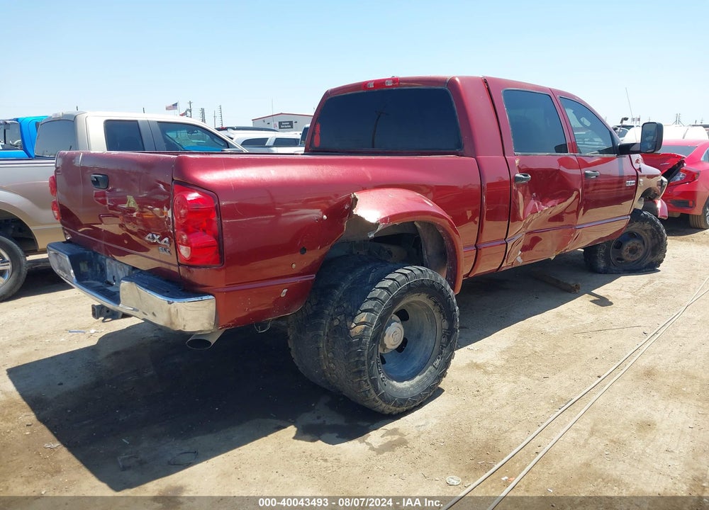 2007 DODGE RAM 3500 SLT VIN: 3D7MX49C87G737136