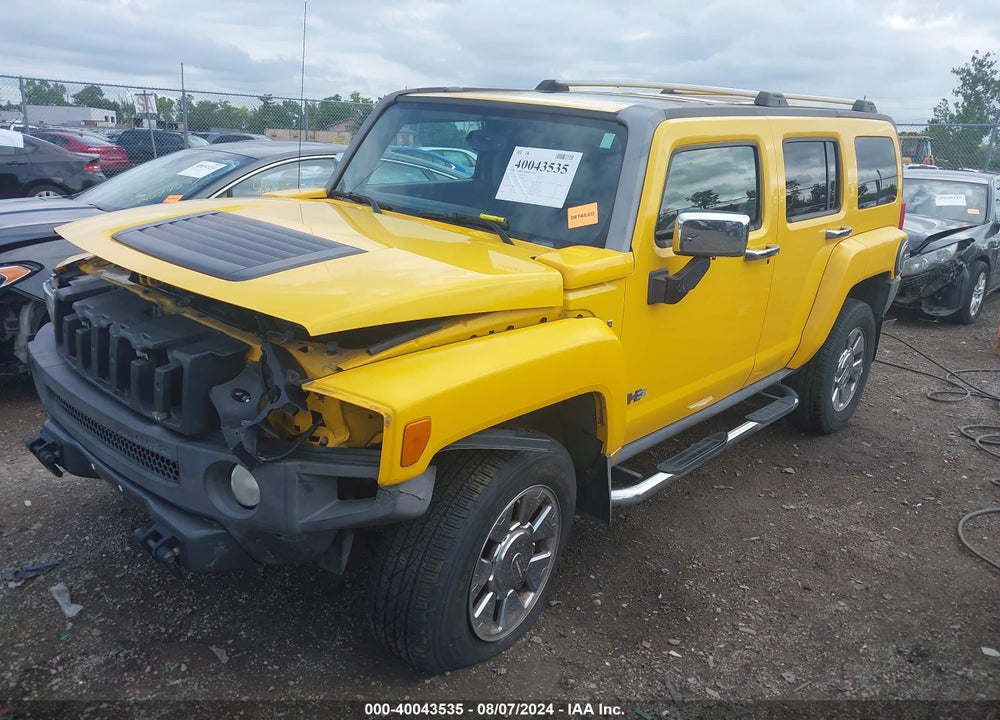2007 HUMMER H3 SUV VIN: 5GTDN13E478143098