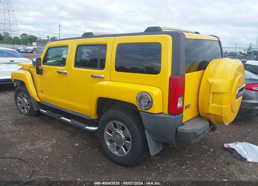 2007 HUMMER H3 SUV VIN: 5GTDN13E478143098