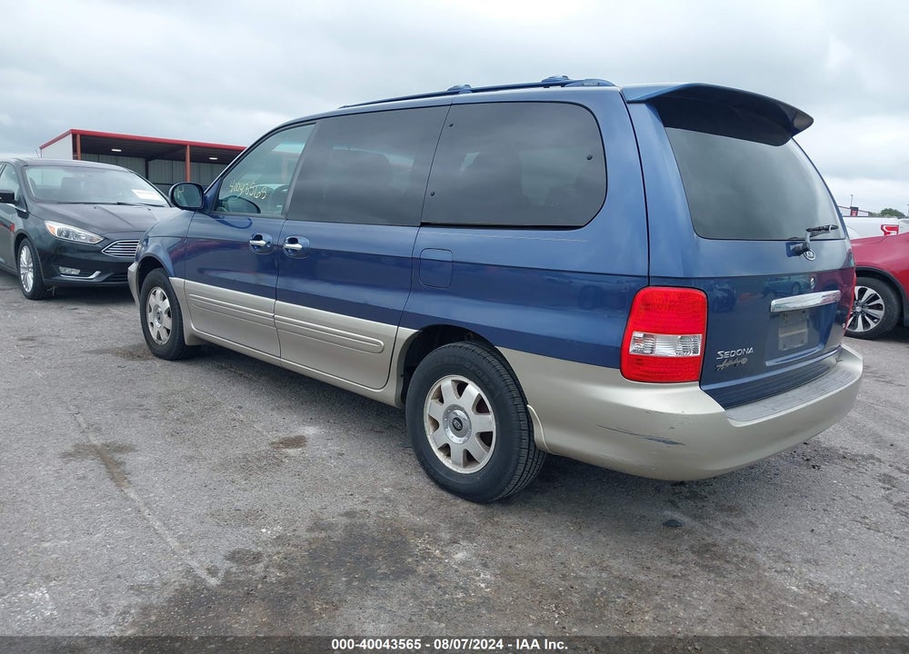 2003 KIA SEDONA EX/LX VIN: KNDUP131X36456242