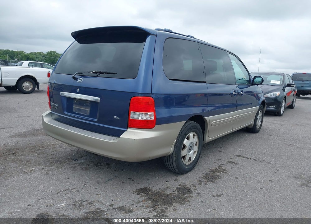 2003 KIA SEDONA EX/LX VIN: KNDUP131X36456242