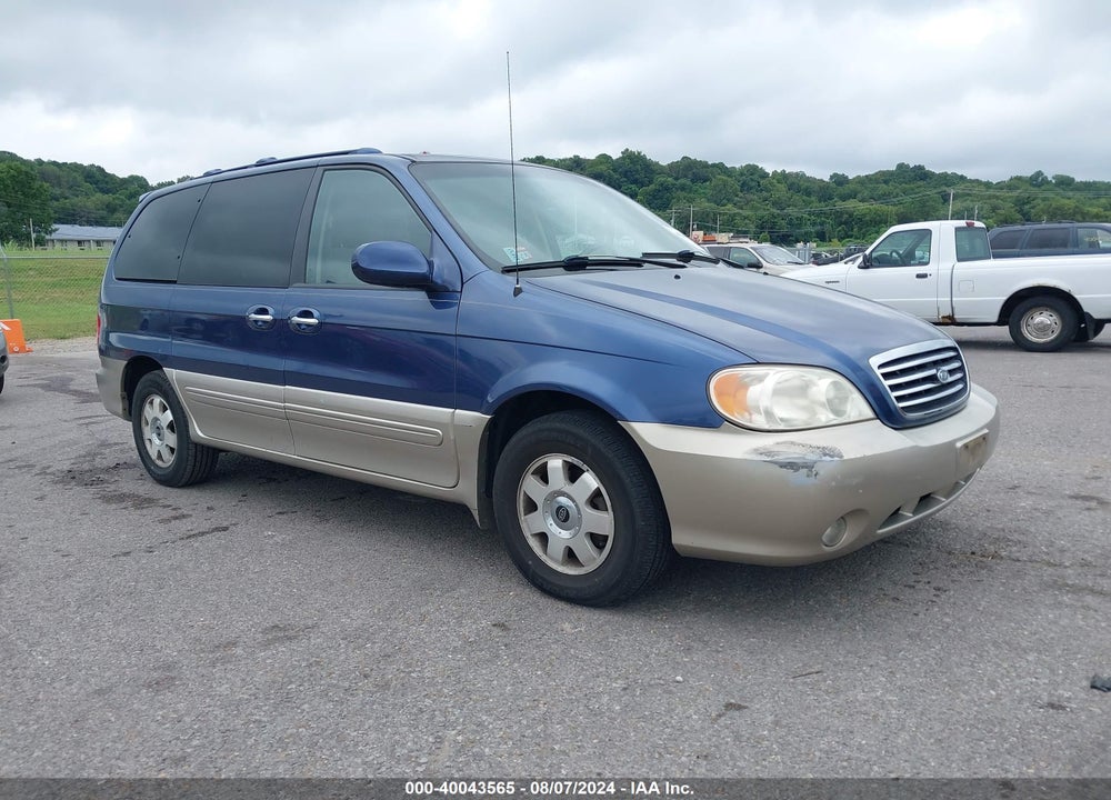 2003 KIA SEDONA EX/LX VIN: KNDUP131X36456242