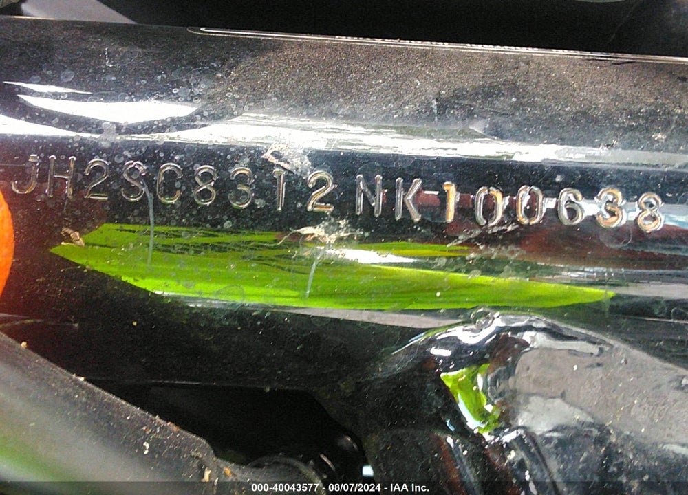 2022 HONDA CMX1100 D VIN: JH2SC8312NK100638