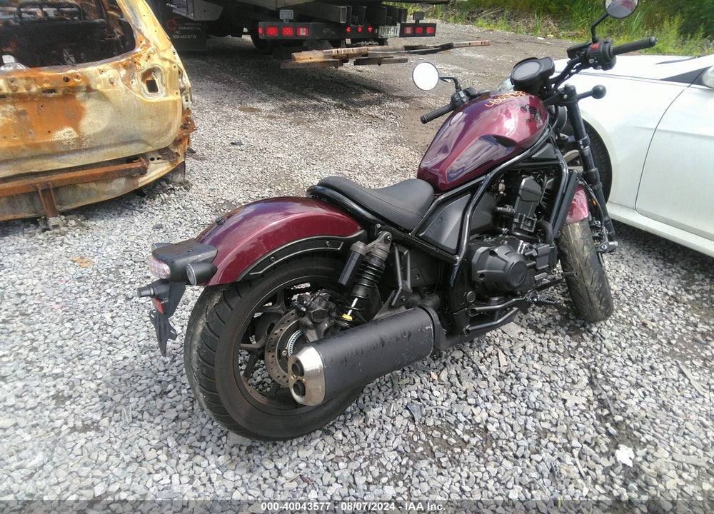 2022 HONDA CMX1100 D VIN: JH2SC8312NK100638