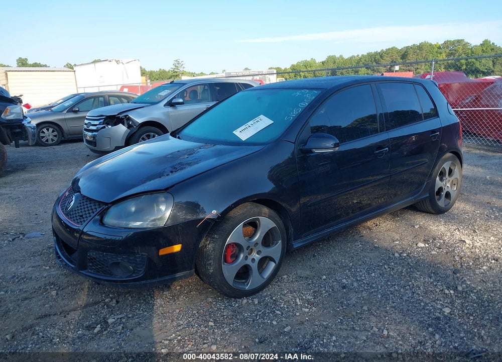 2009 VOLKSWAGEN GTI VIN: WVWGV71K09W145185