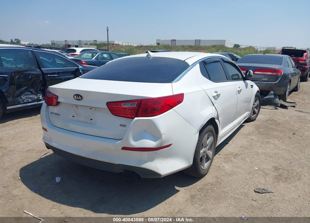 2015 KIA OPTIMA LX VIN: KNAGM4A75F5556352