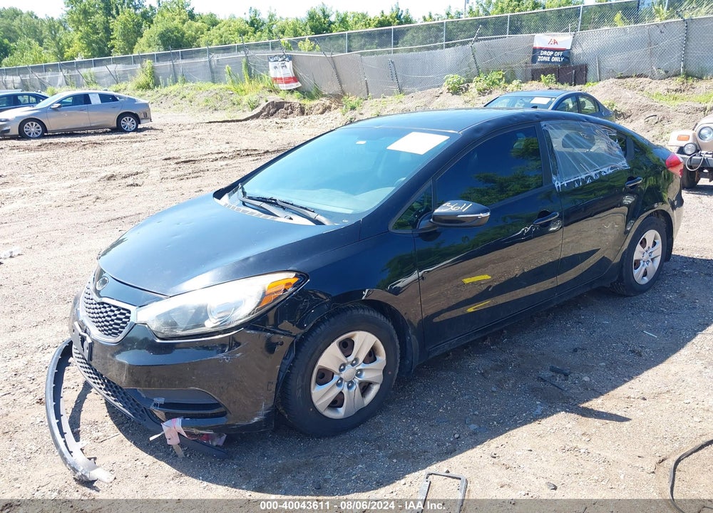 2016 KIA FORTE LX VIN: KNAFX4A60G5522489