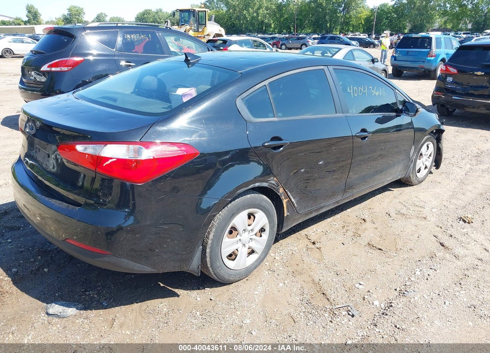 2016 KIA FORTE LX VIN: KNAFX4A60G5522489
