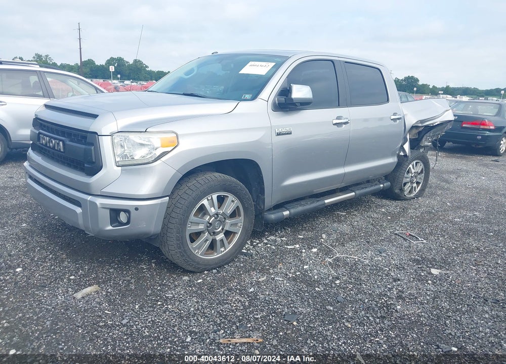 2016 TOYOTA TUNDRA PLATINUM 5.7L V8 VIN: 5TFAY5F16GX518903