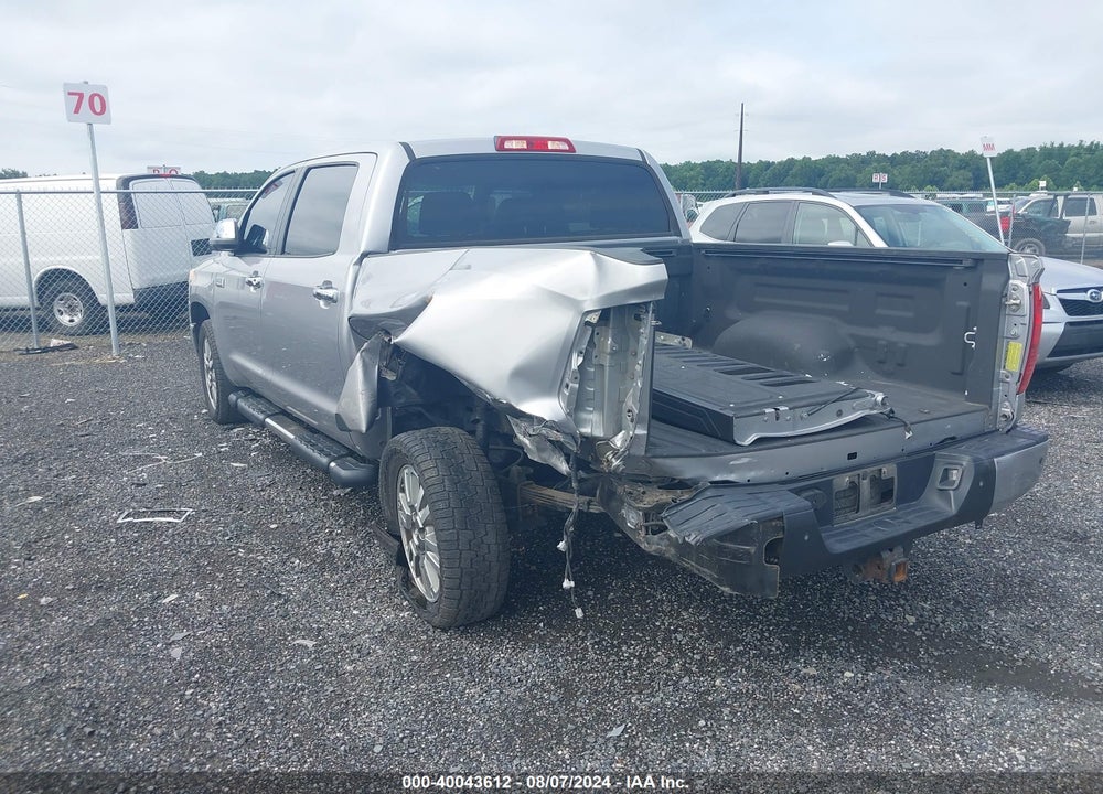 2016 TOYOTA TUNDRA PLATINUM 5.7L V8 VIN: 5TFAY5F16GX518903
