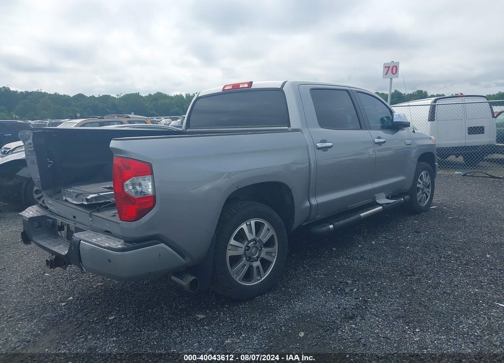 2016 TOYOTA TUNDRA PLATINUM 5.7L V8 VIN: 5TFAY5F16GX518903