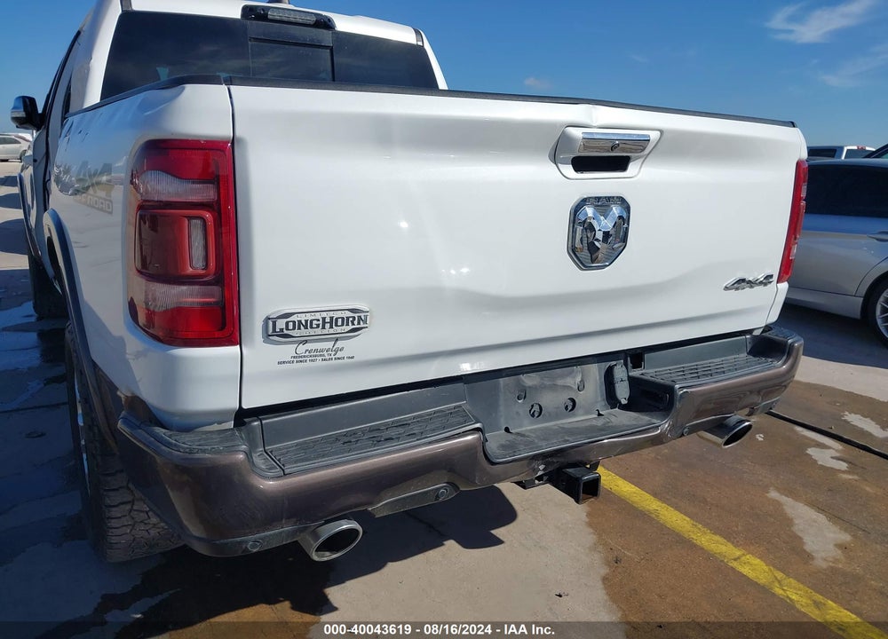 2021 RAM 1500 LIMITED LONGHORN 4X4 5'7 BOX VIN: 1C6SRFKM9MN596615