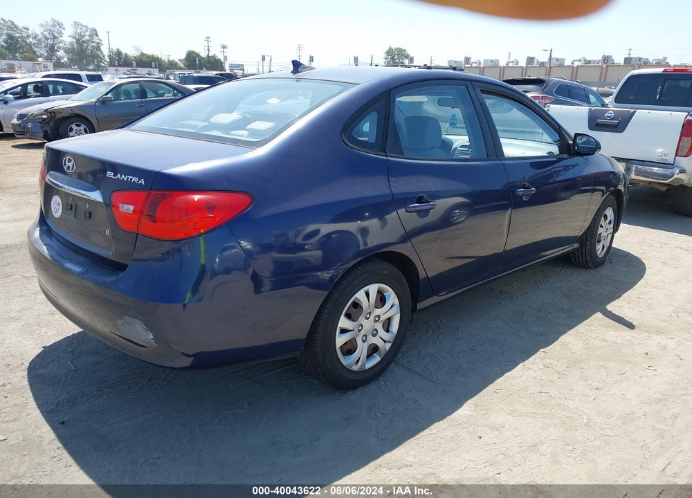 2010 HYUNDAI ELANTRA GLS VIN: KMHDU4AD6AU955129