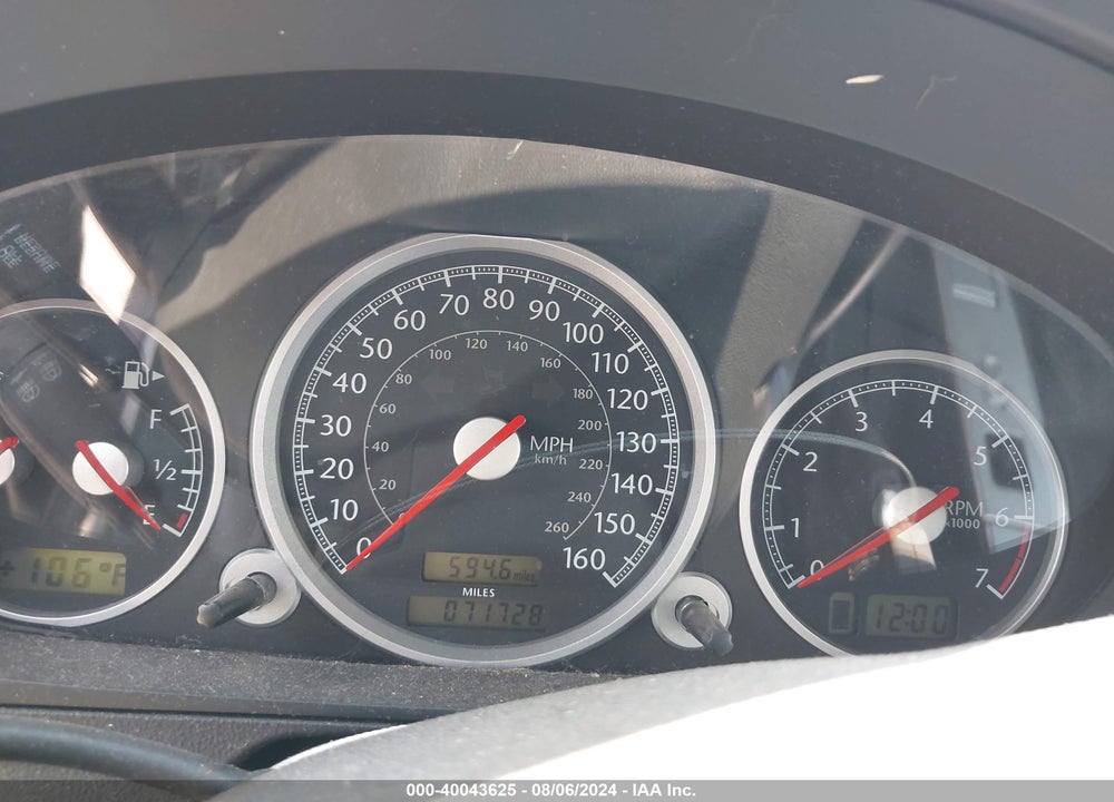 2005 CHRYSLER CROSSFIRE LIMITED VIN: 1C3AN65L55X059950