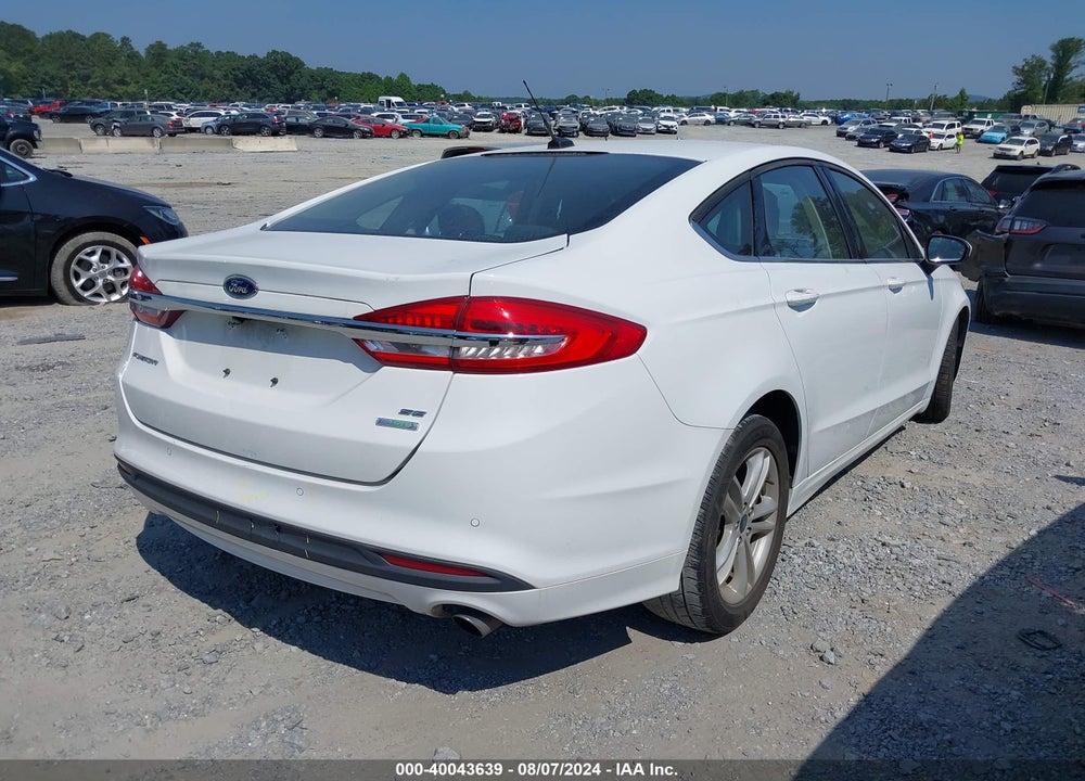 2018 FORD FUSION SE VIN: 3FA6P0HD4JR210217