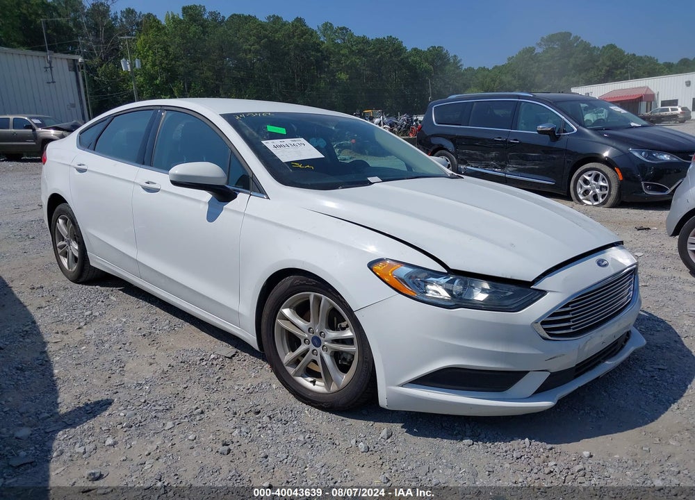 2018 FORD FUSION SE VIN: 3FA6P0HD4JR210217