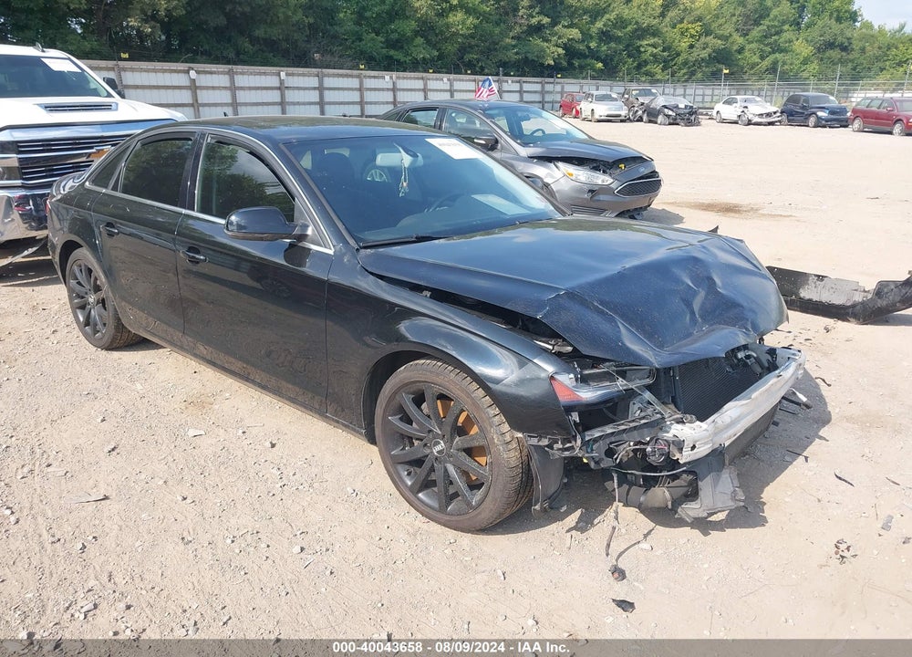 2013 AUDI A4 2.0T PREMIUM VIN: WAUFFAFL1DN027293