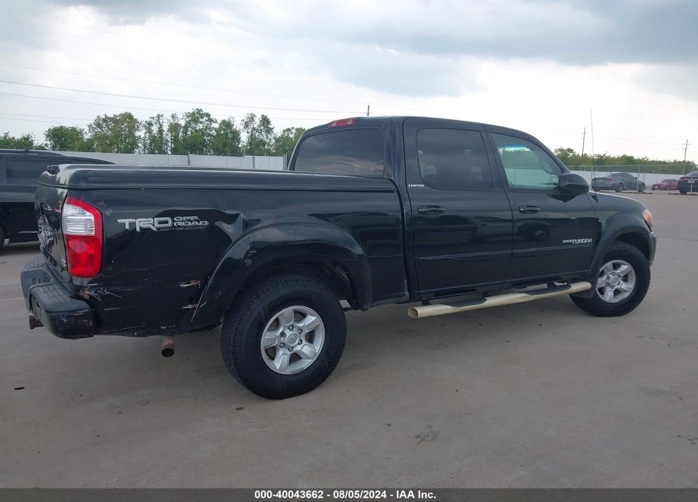 2006 TOYOTA TUNDRA LIMITED V8 VIN: 5TBET38186S542585