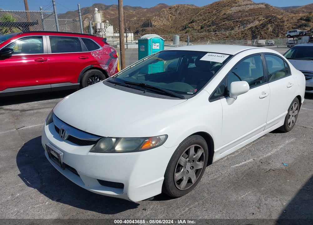 2009 HONDA CIVIC VIN: 2HGFA165X9H342095