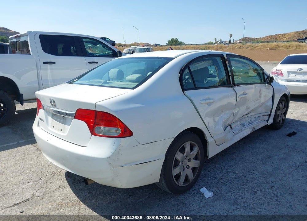 2009 HONDA CIVIC VIN: 2HGFA165X9H342095