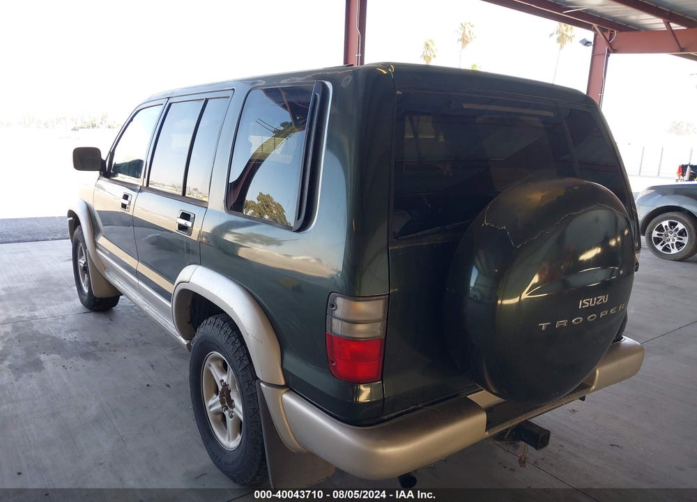2000 ISUZU TROOPER LIMITED/LS/S VIN: JACDJ58X0Y7J00792