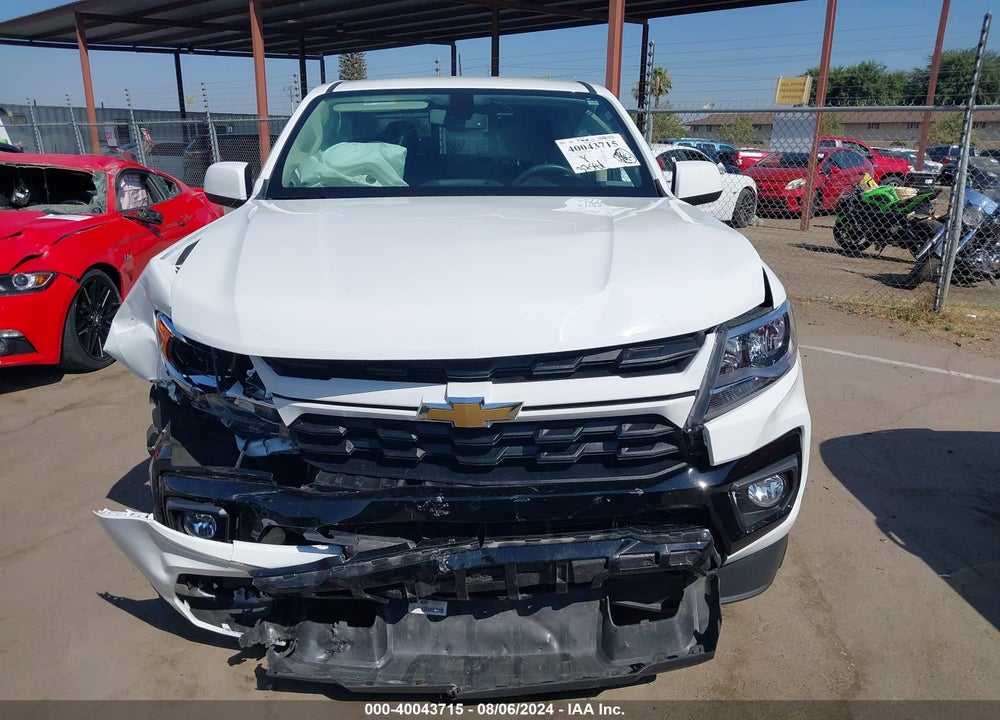 2022 CHEVROLET COLORADO 2WD SHORT BOX LT VIN: 1GCGSCEN9N1181745