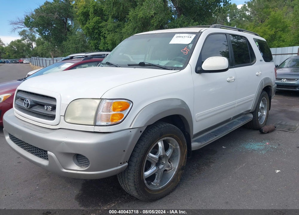 2002 TOYOTA SEQUOIA SR5 V8 VIN: 5TDBT44A32S081862