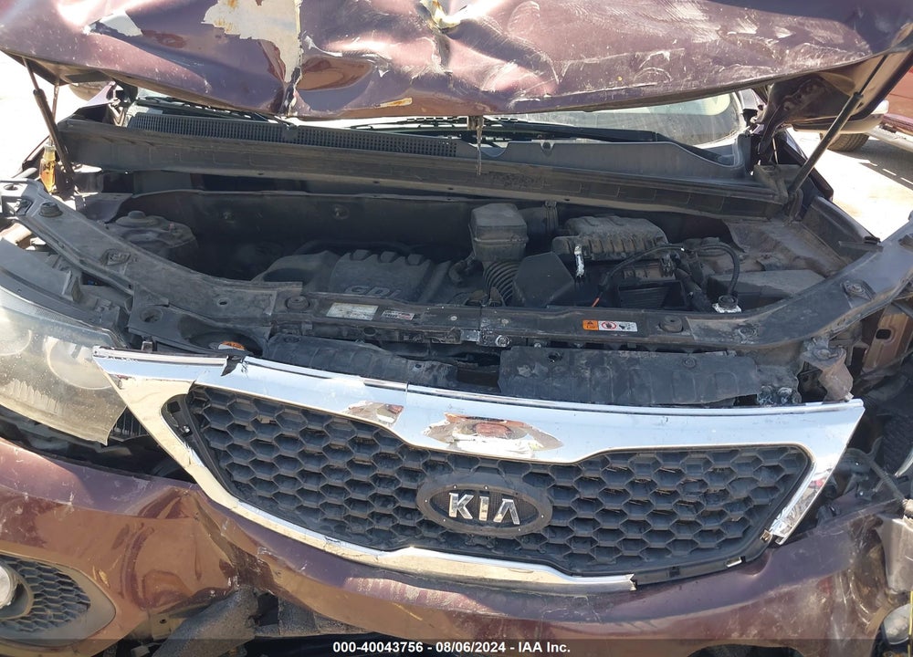 2013 KIA SORENTO EX VIN: 5XYKUCA62DG387216