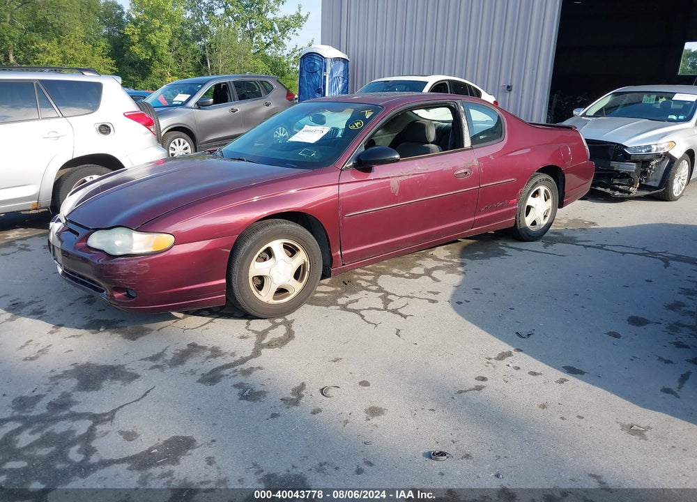 2003 CHEVROLET MONTE CARLO SS VIN: 2G1WX12K339126897