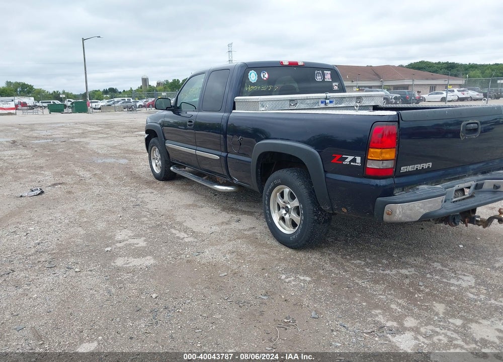 2007 GMC SIERRA 1500 CLASSIC SLE1 VIN: 1GTEK19Z97Z105293