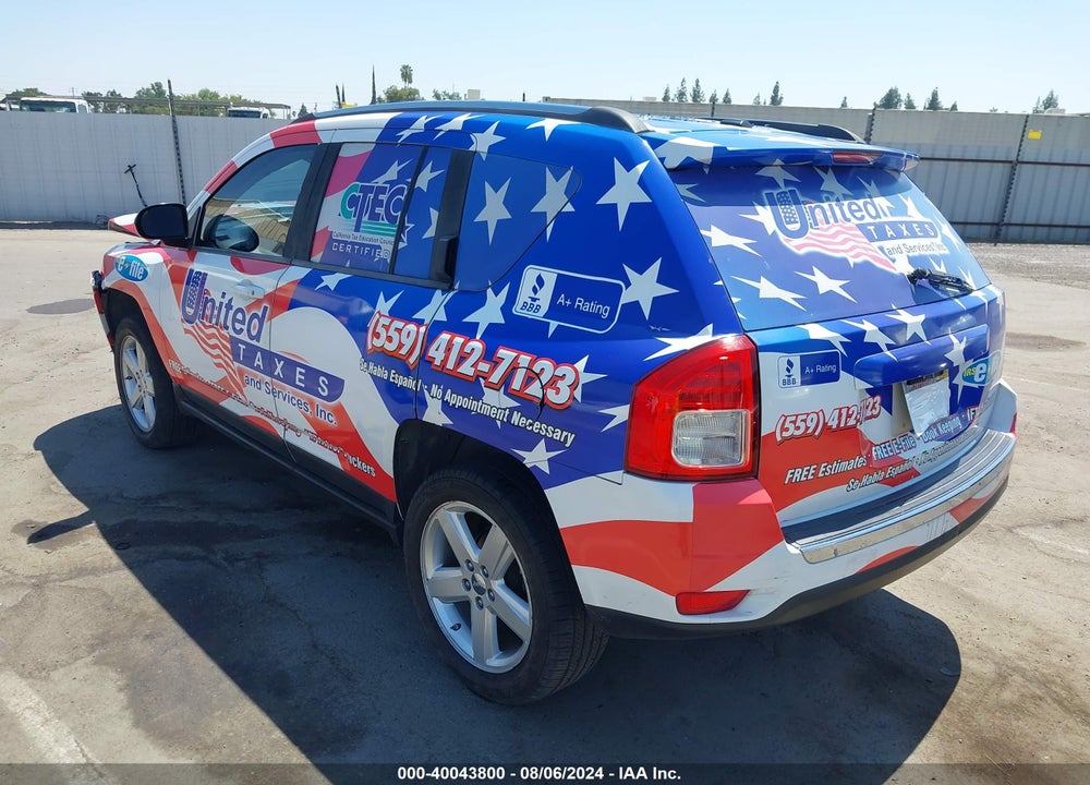 2011 JEEP COMPASS LIMITED VIN: 1J4NF5FB7BD215505