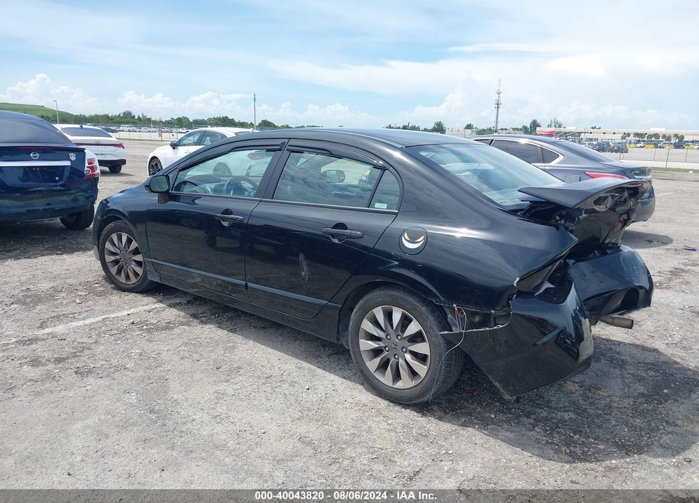 2009 HONDA CIVIC EX VIN: 2HGFA16819H347504
