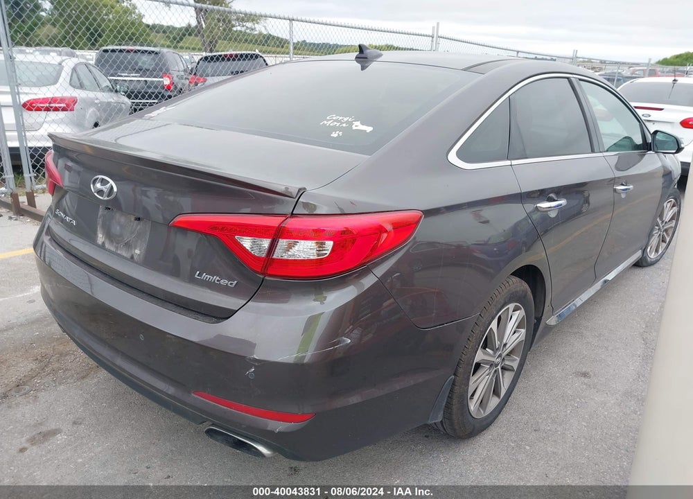 2016 HYUNDAI SONATA LIMITED VIN: 5NPE34AF9GH295197