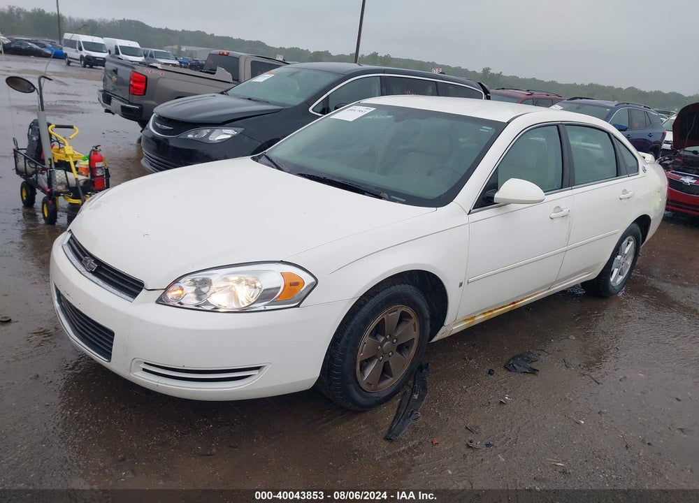 2008 CHEVROLET IMPALA LT VIN: 2G1WT58K089256749