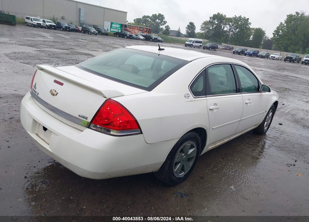2008 CHEVROLET IMPALA LT VIN: 2G1WT58K089256749