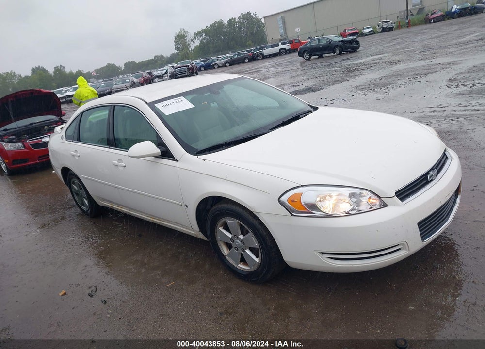 2008 CHEVROLET IMPALA LT VIN: 2G1WT58K089256749